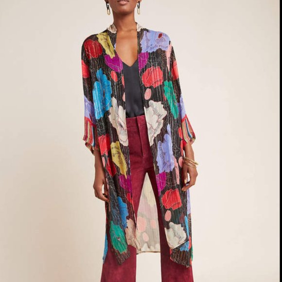 Anthropologie Jackets & Blazers - Bl-nk Bea Shimmer Duster Kimono